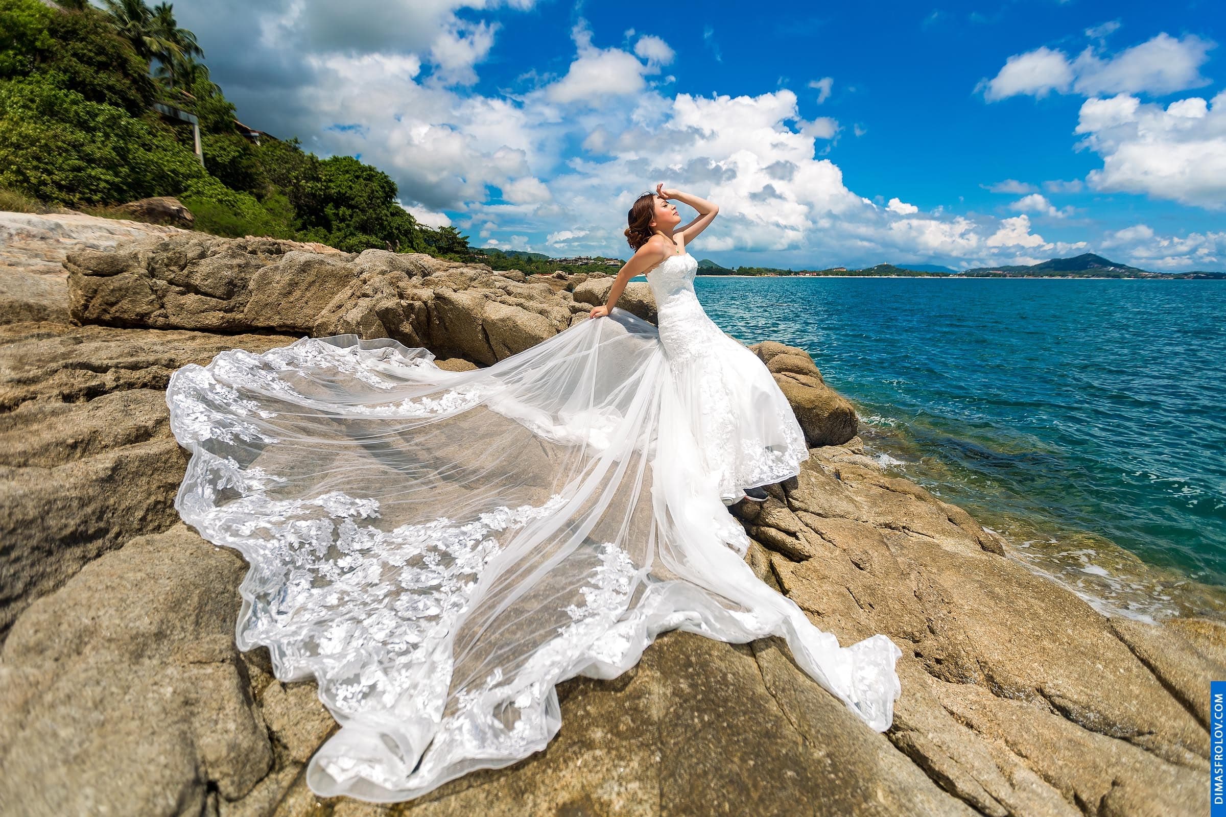 Фотопечать невеста в платье