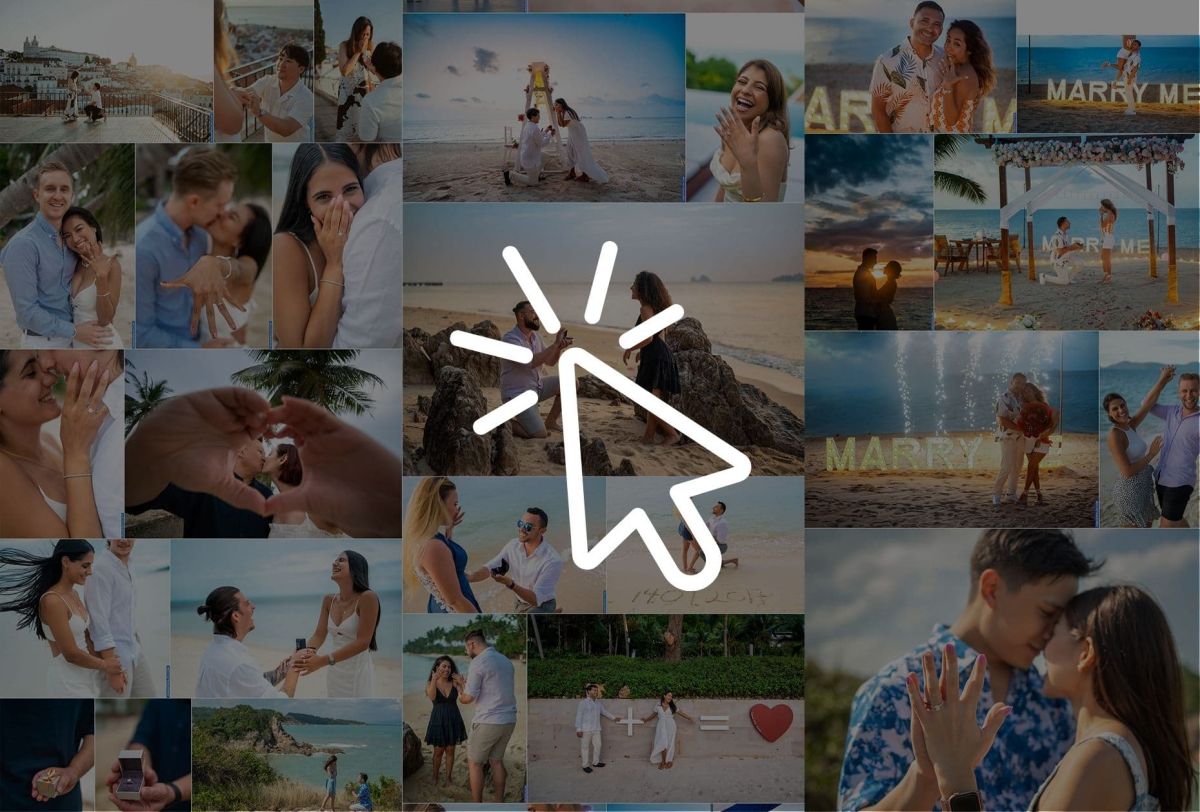 Click to see full portfolio Surprise Proposal photography