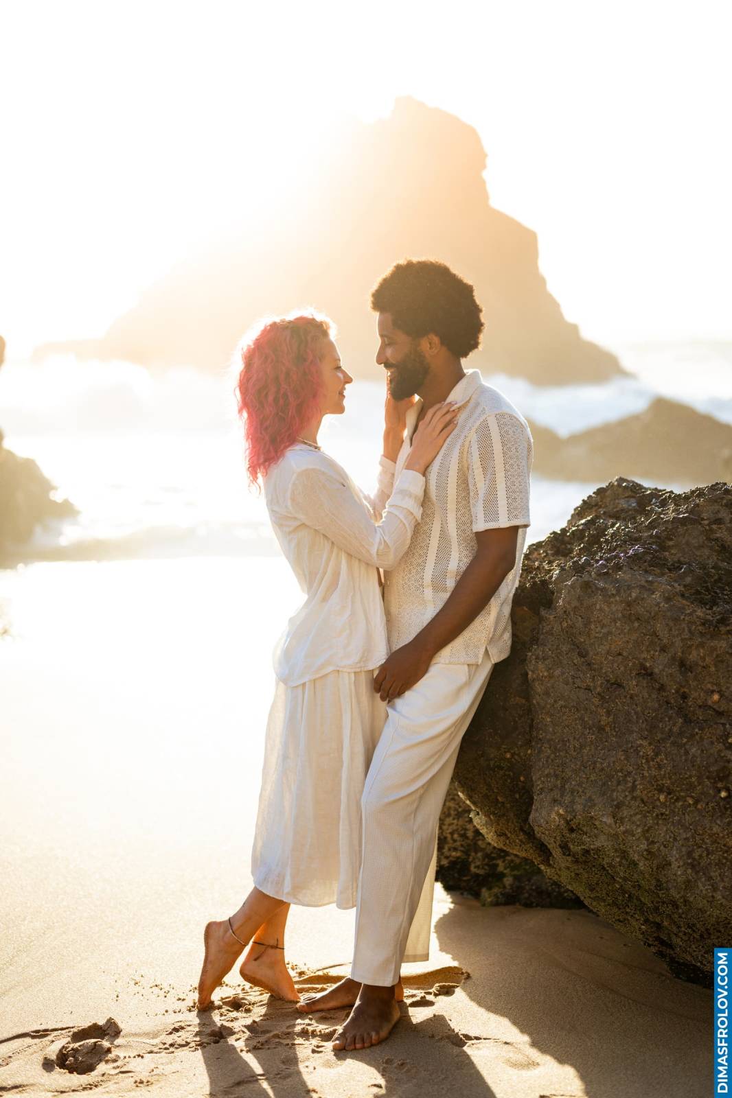 Ensaio fotográfico de casal na praia da costa atlântica.<br> Vlada e Joe. Foto 131276 (2026-07-14 09:59:30)