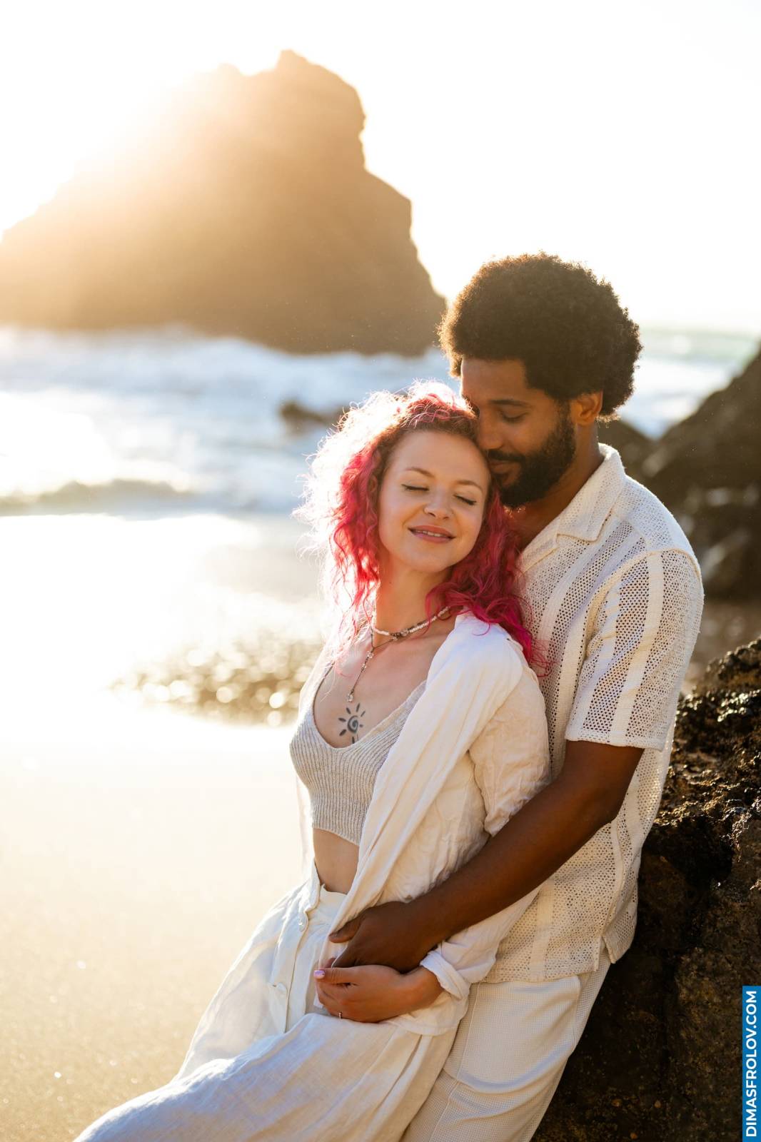 Ensaio fotográfico de casal na praia da costa atlântica.<br> Vlada e Joe. Foto 131283 (2026-07-14 09:59:37)