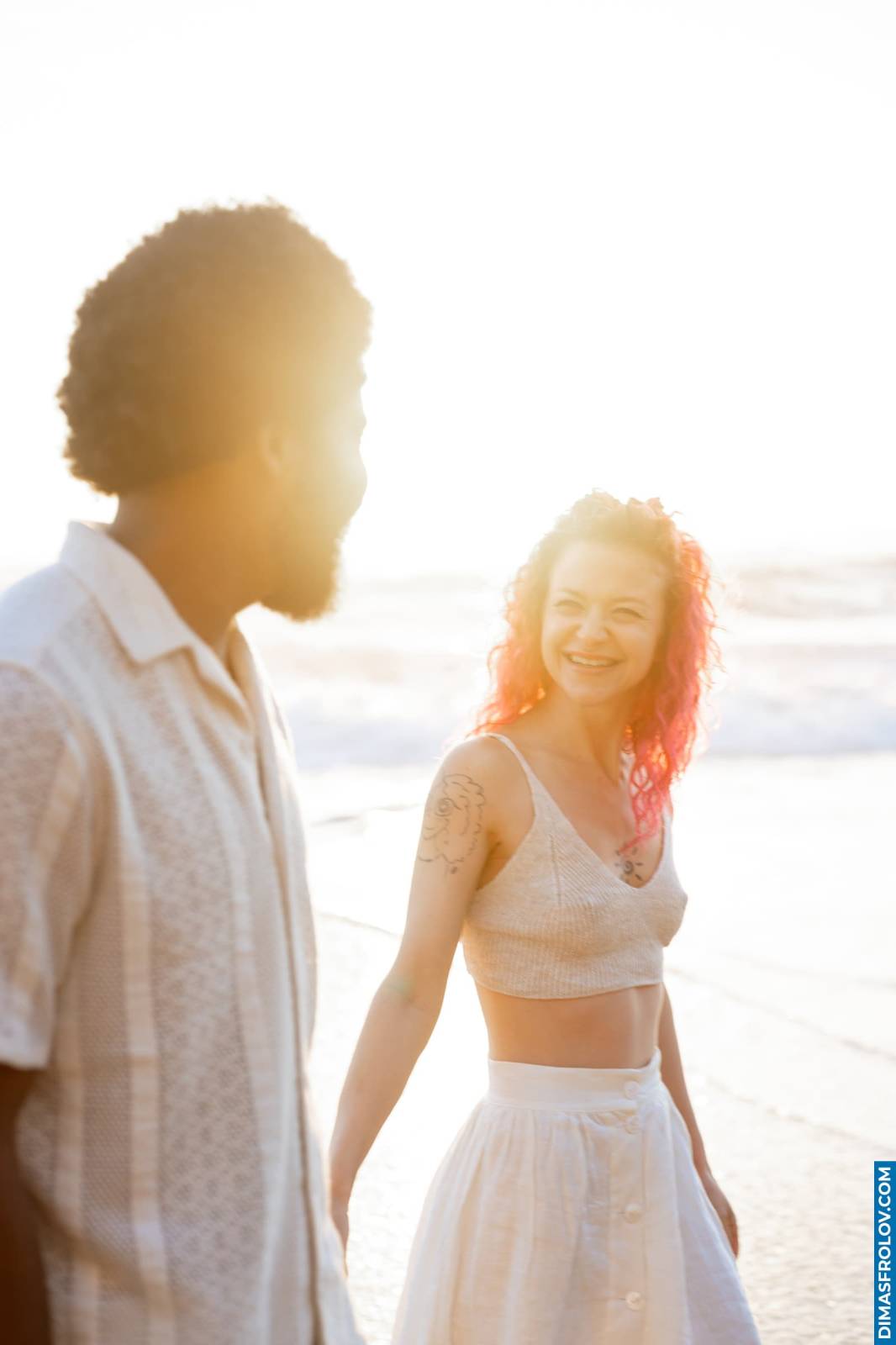 Ensaio fotográfico de casal na praia da costa atlântica.<br> Vlada e Joe. Foto 131322 (2026-07-14 10:00:09)