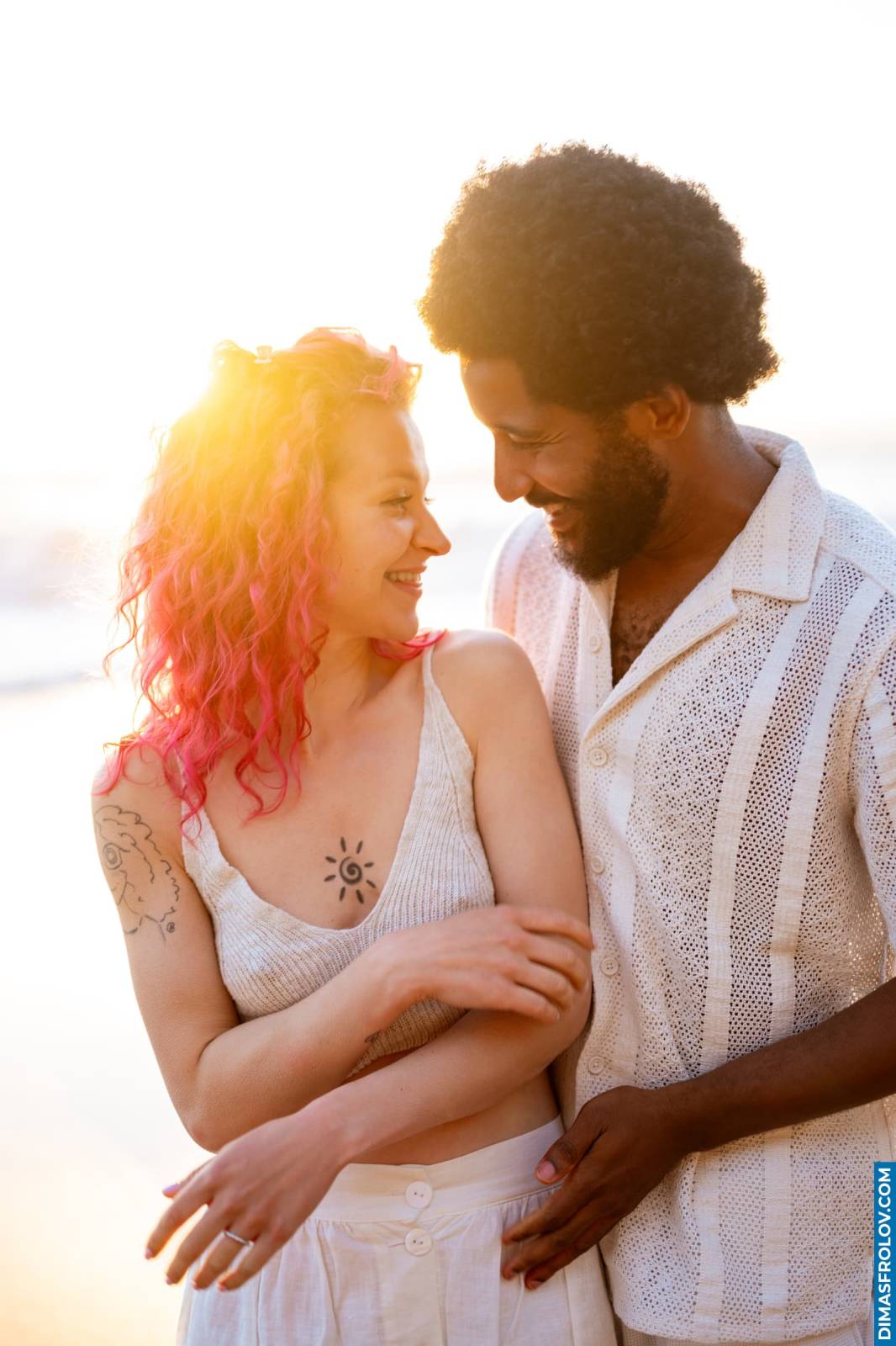 Ensaio fotográfico de casal na praia da costa atlântica.<br> Vlada e Joe. Foto 131332 (2026-07-14 10:00:16)