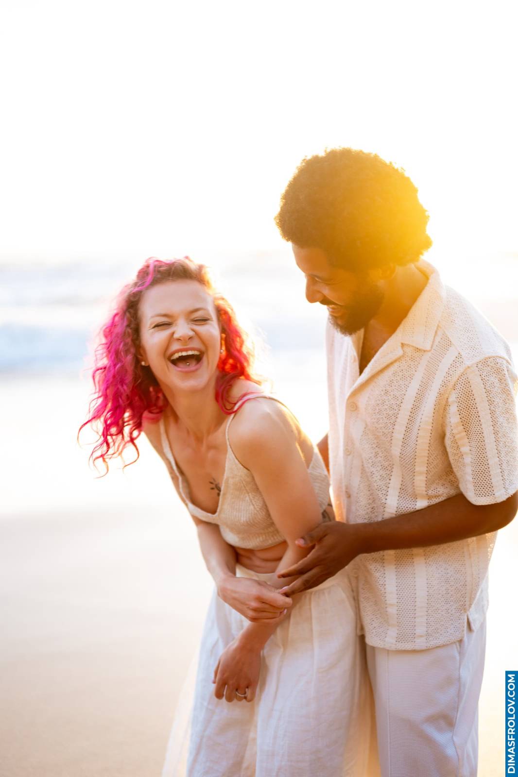 Ensaio fotográfico de casal na praia da costa atlântica.<br> Vlada e Joe. Foto 131333 (2026-07-14 10:00:17)