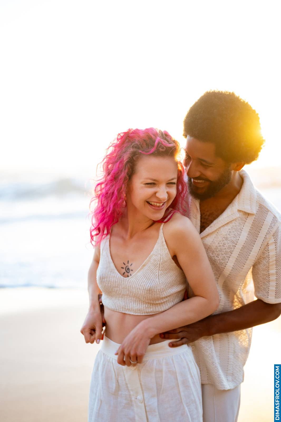 Ensaio fotográfico de casal na praia da costa atlântica.<br> Vlada e Joe. Foto 131334 (2026-07-14 10:00:18)