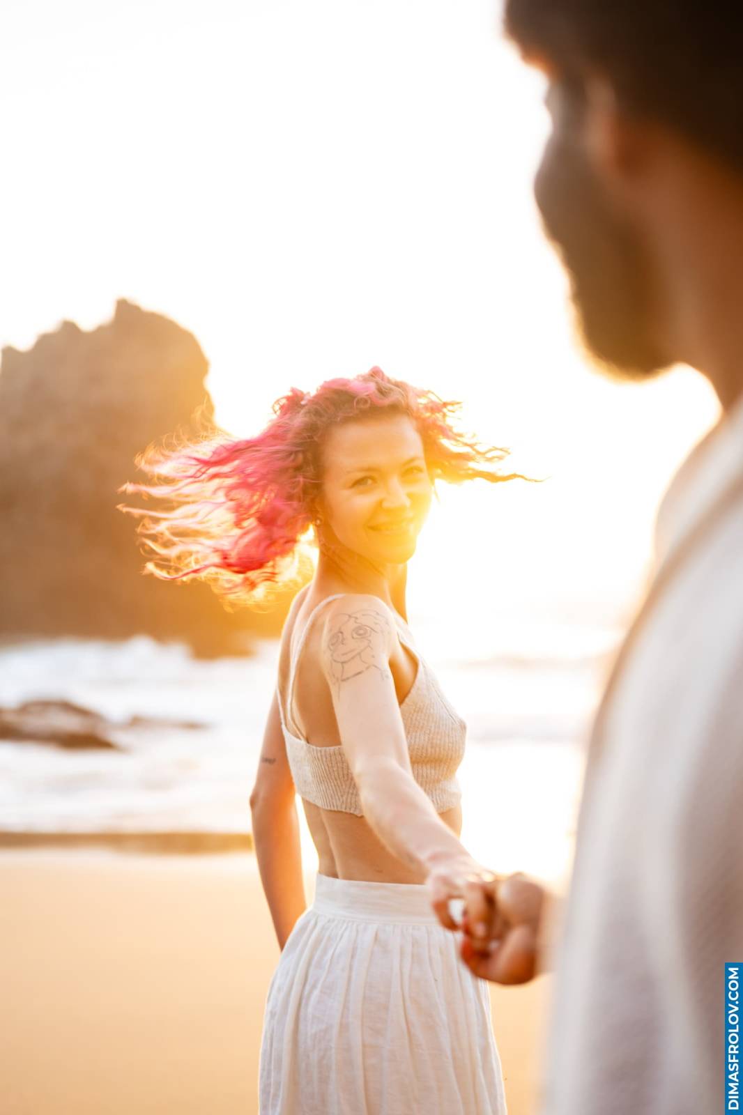 Ensaio fotográfico de casal na praia da costa atlântica.<br> Vlada e Joe. Foto 131339 (2026-07-14 10:00:21)
