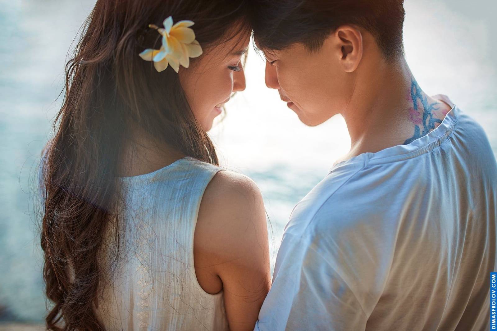 ภาพโคลสอัปคู่รักในช่วงถ่ายภาพ