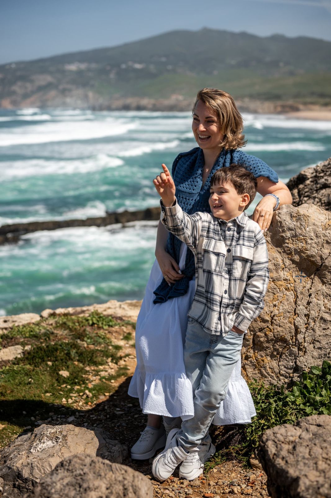 Sessão fotográfica de família na Praia do Guincho (Sintra) perto de Cascais, Lisboa. Foto 131772 (2026-07-16 10:30:21)