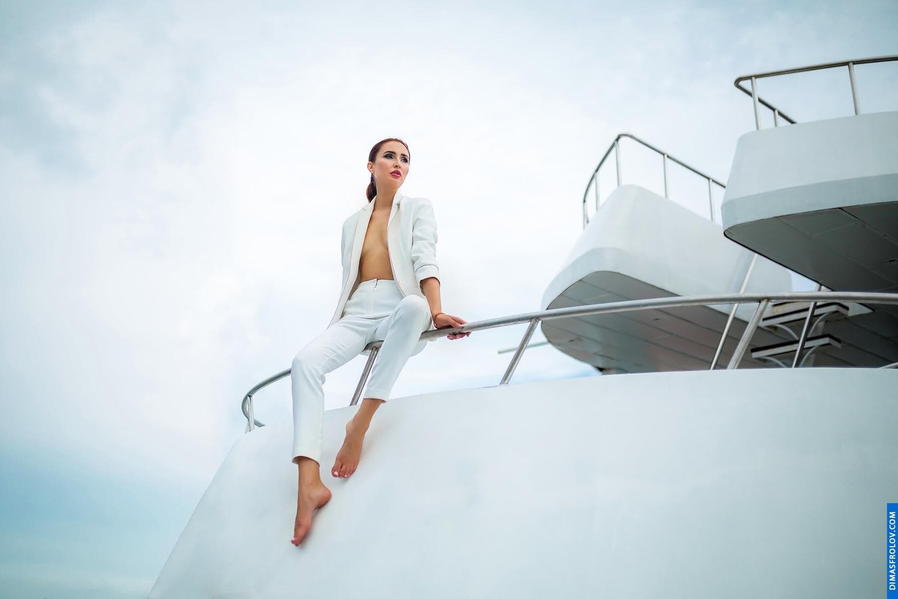 Photo shooting on yacht . photographer Dimas Frolov. photo1431