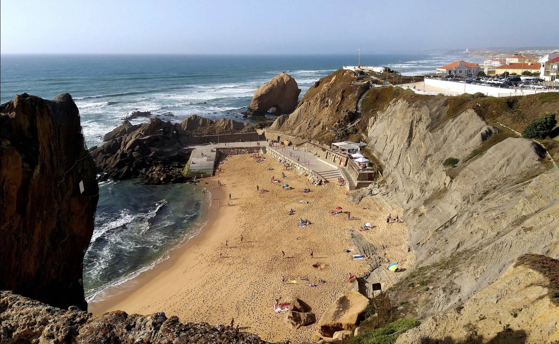 Foto do&nbsp;Google da Praia de Santa Cruz
