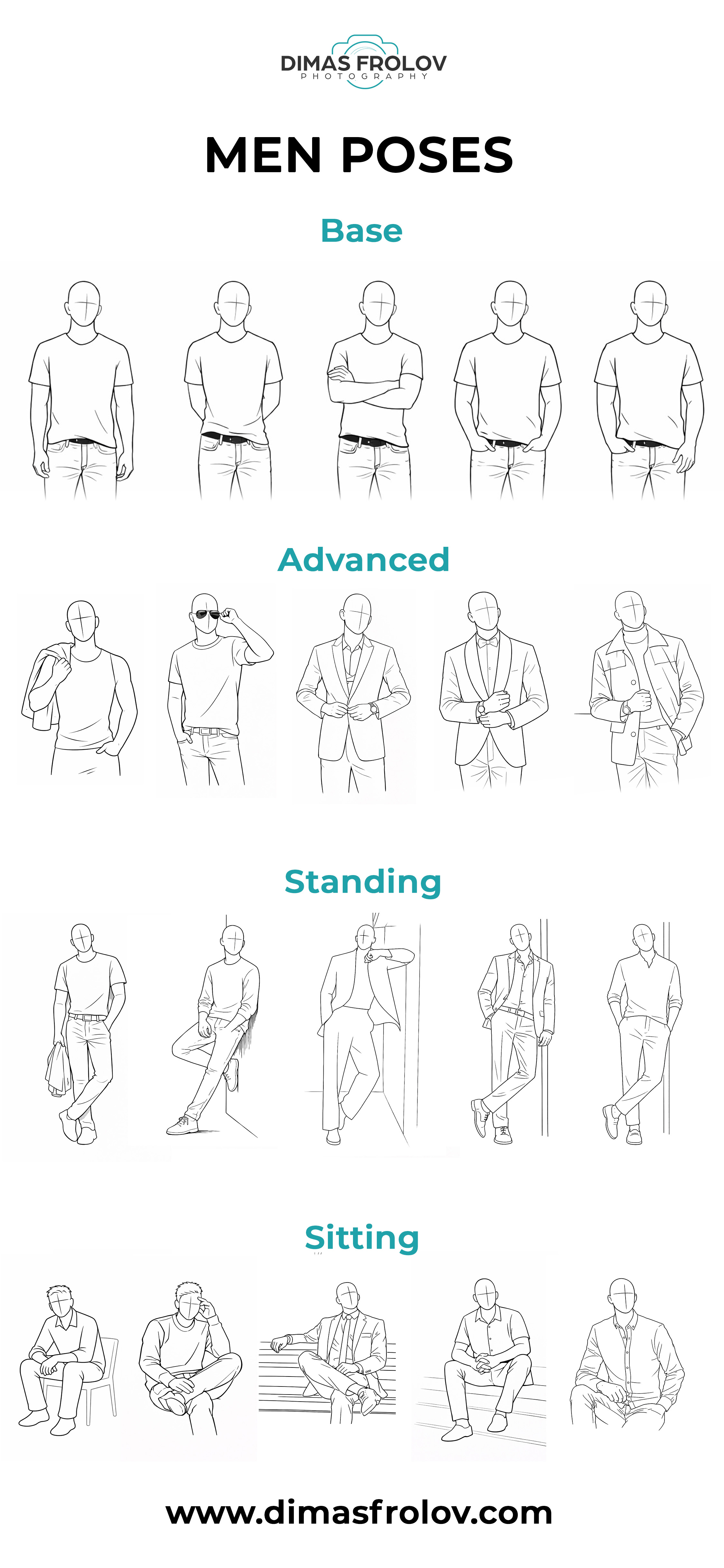 Men poses for photoshoot. Tips from pro photographer. photographer Dimas Frolov photo 2320