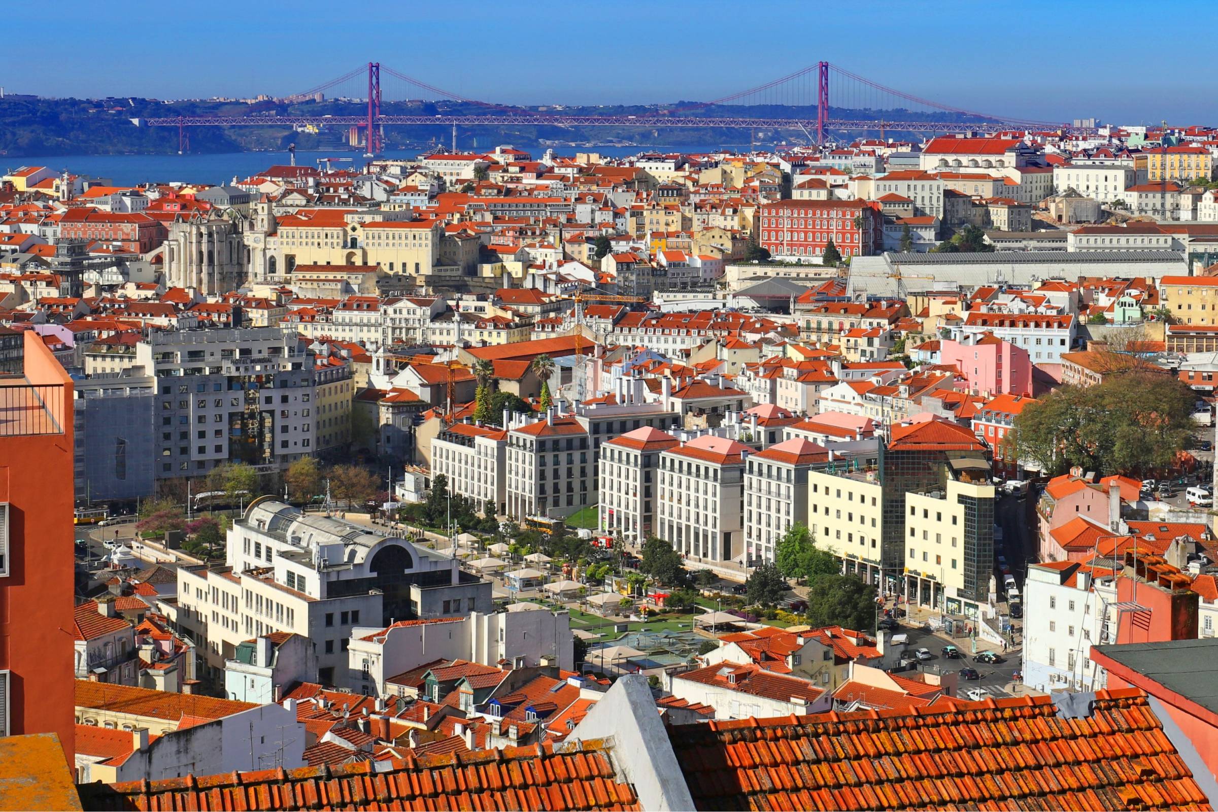 Miradouros de Lisboa&nbsp;&ndash;&nbsp;Imagem de Stock