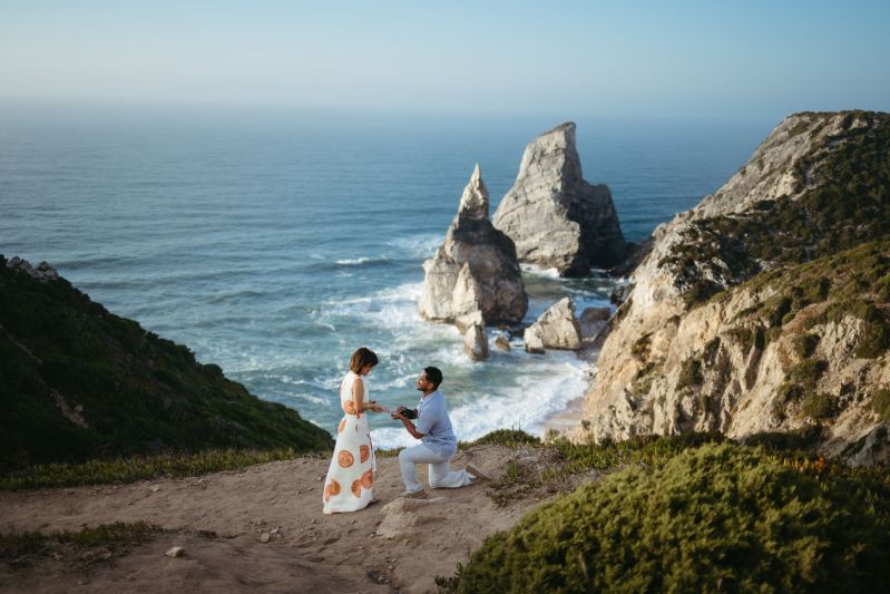 Proposta Surpresa na Praia da Ursa