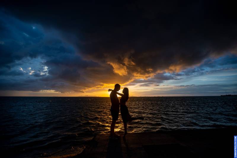 Martin e Mia. Sessões fotográficas de histórias de amor