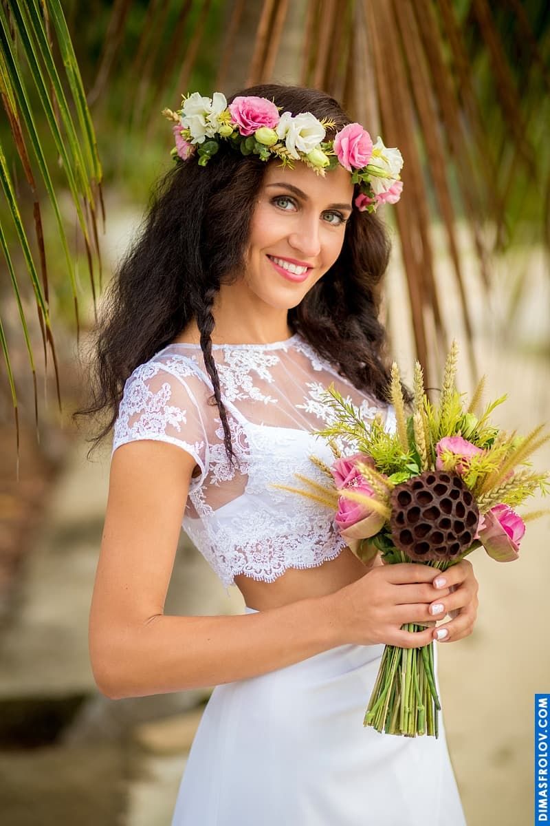 Bridal Bouquet for Tropical Wedding. photographer Dimas Frolov. photo1177