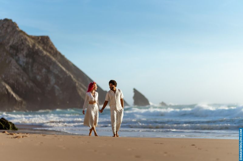 Couple beach photo shoot on the Atlantic coast.<br> Vlada and Joe. Some full shootings