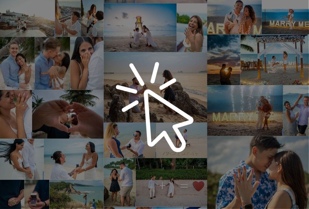 Click to see full portfolio Surprise Proposal photography