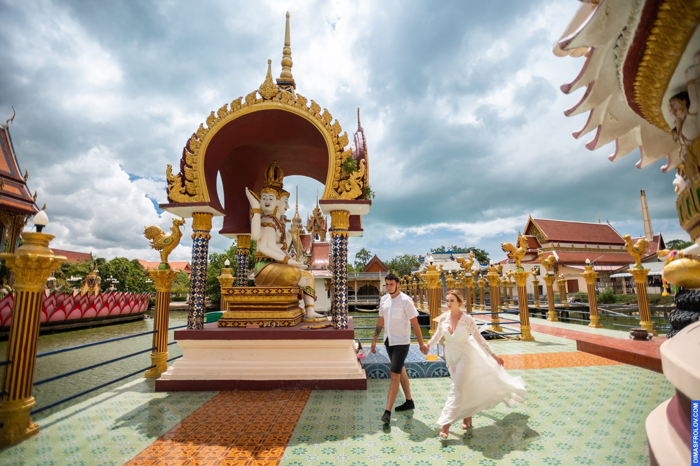 Samui Photo shoot location: Wat Plai Laem Temple. photographer Dimas Frolov. photo2127
