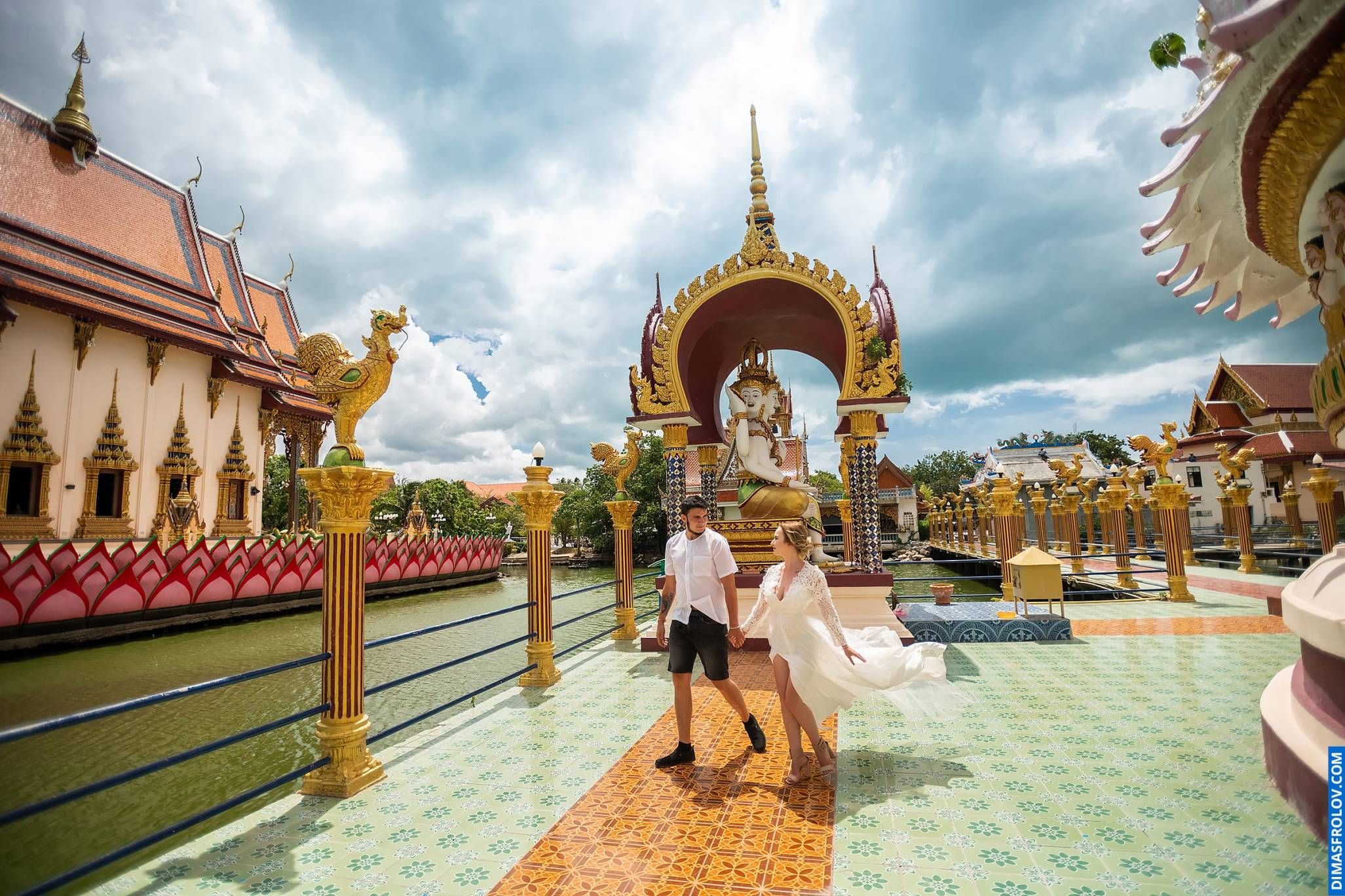 Samui Photo shoot location: Wat Plai Laem Temple. photographer Dimas Frolov. photo2101