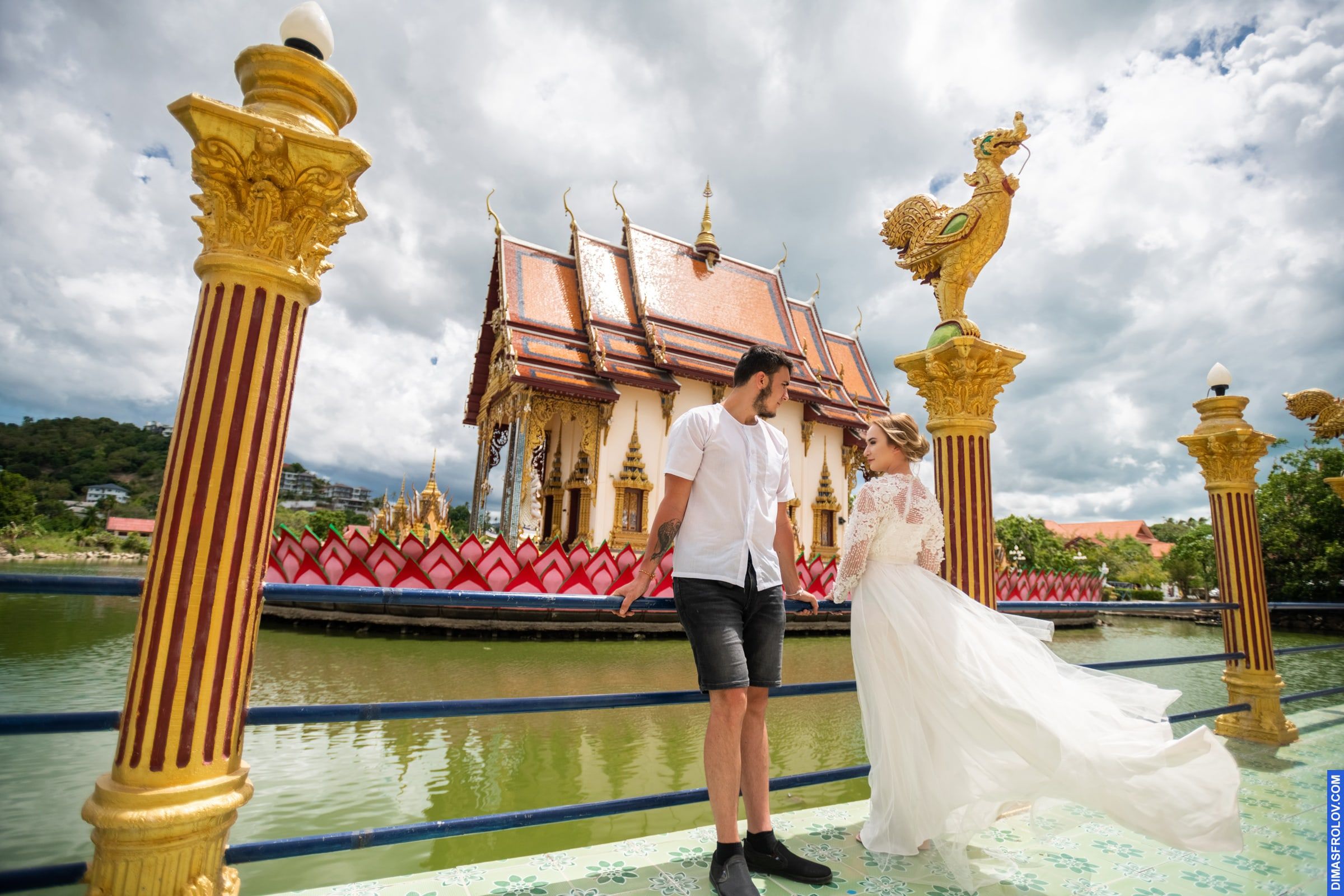 Samui Photo shoot location: Wat Plai Laem Temple. photographer Dimas Frolov. photo2130