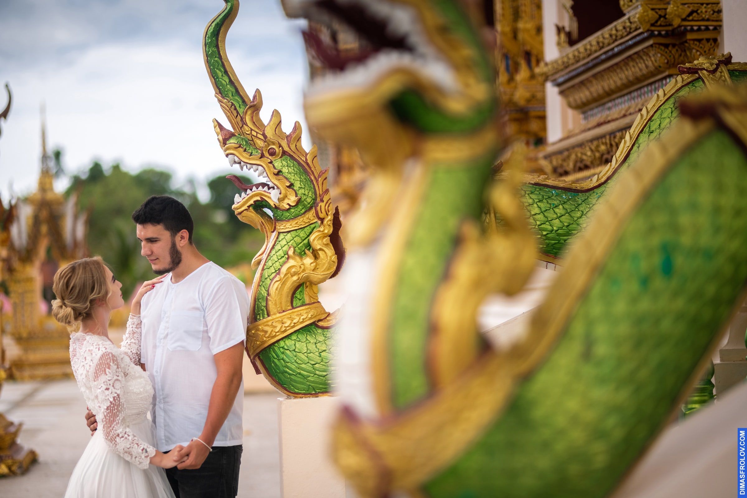 Samui Photo shoot location: Wat Plai Laem Temple. photographer Dimas Frolov. photo2134