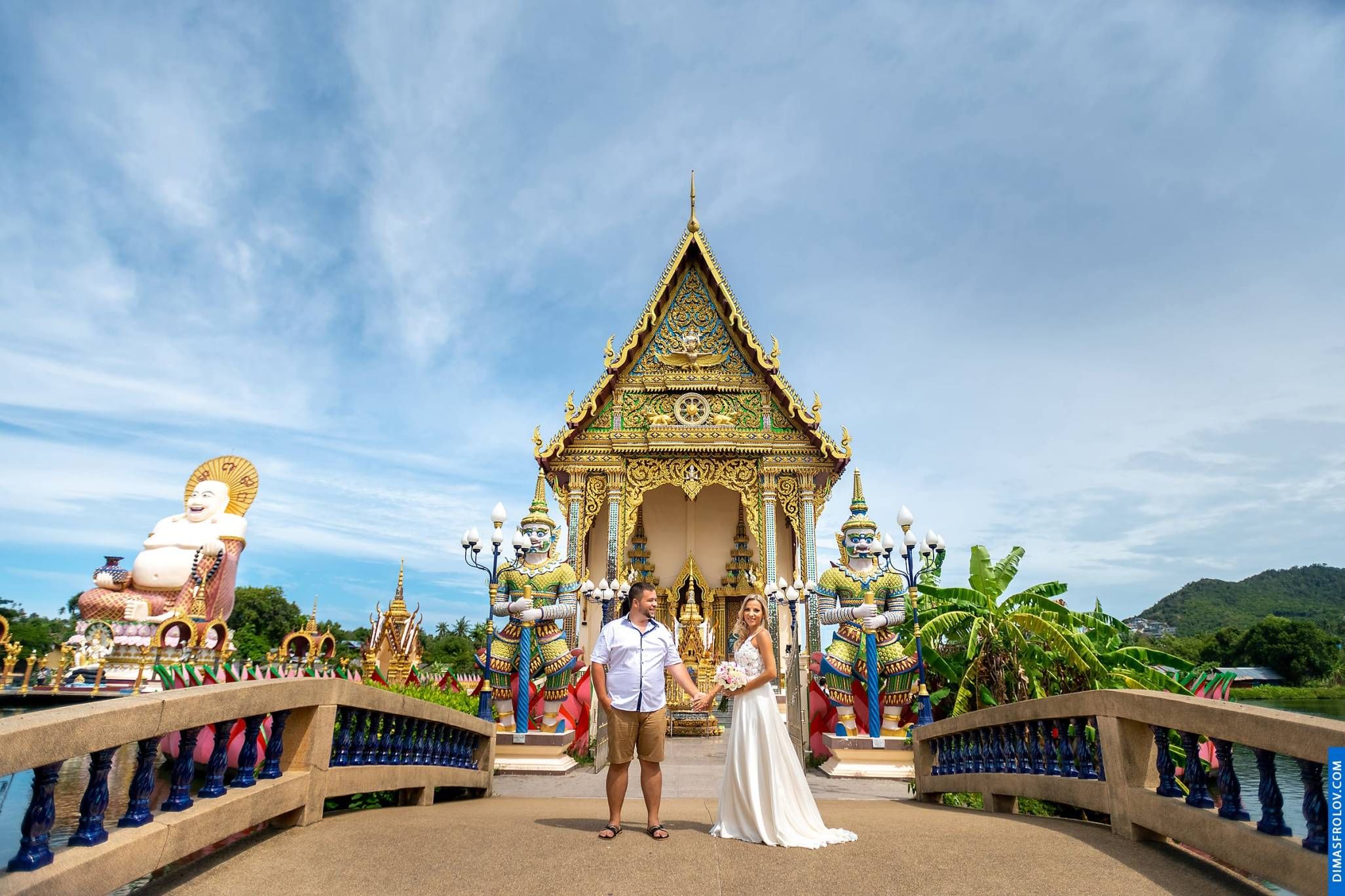 Samui Photo shoot location: Wat Plai Laem Temple. photographer Dimas Frolov. photo2106