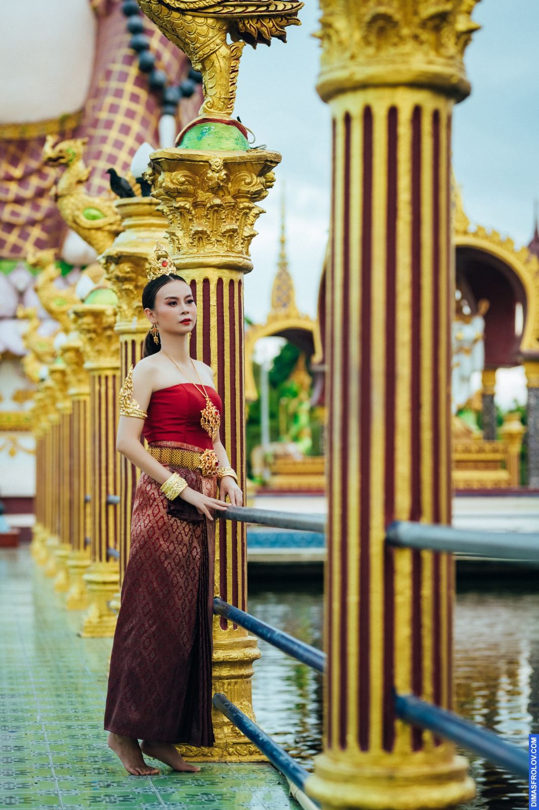 Samui Photo shoot location: Wat Plai Laem Temple. photographer Dimas Frolov. photo2164