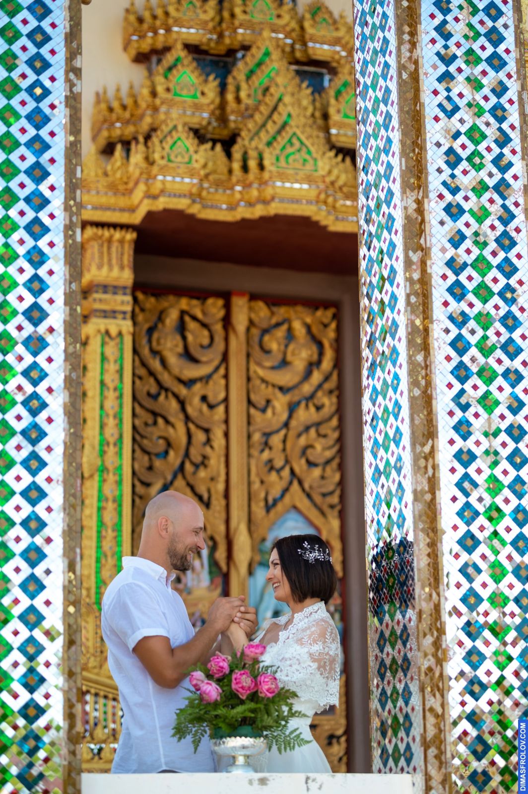 Samui Photo shoot location: Wat Plai Laem Temple. photographer Dimas Frolov. photo2136