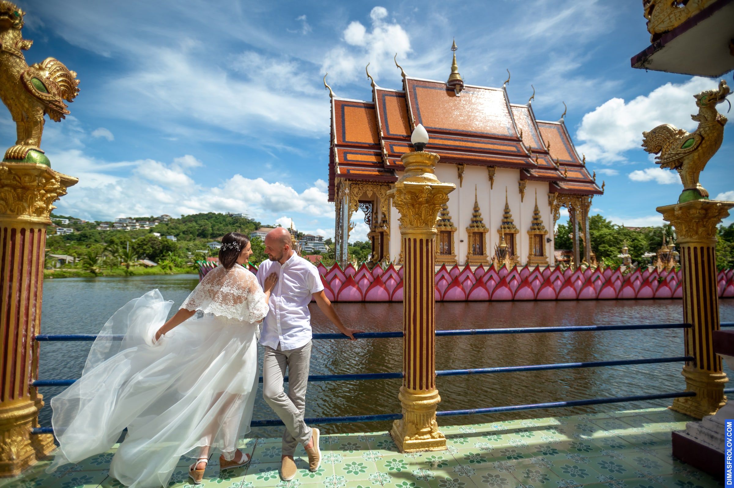 Samui Photo shoot location: Wat Plai Laem Temple. photographer Dimas Frolov. photo2141