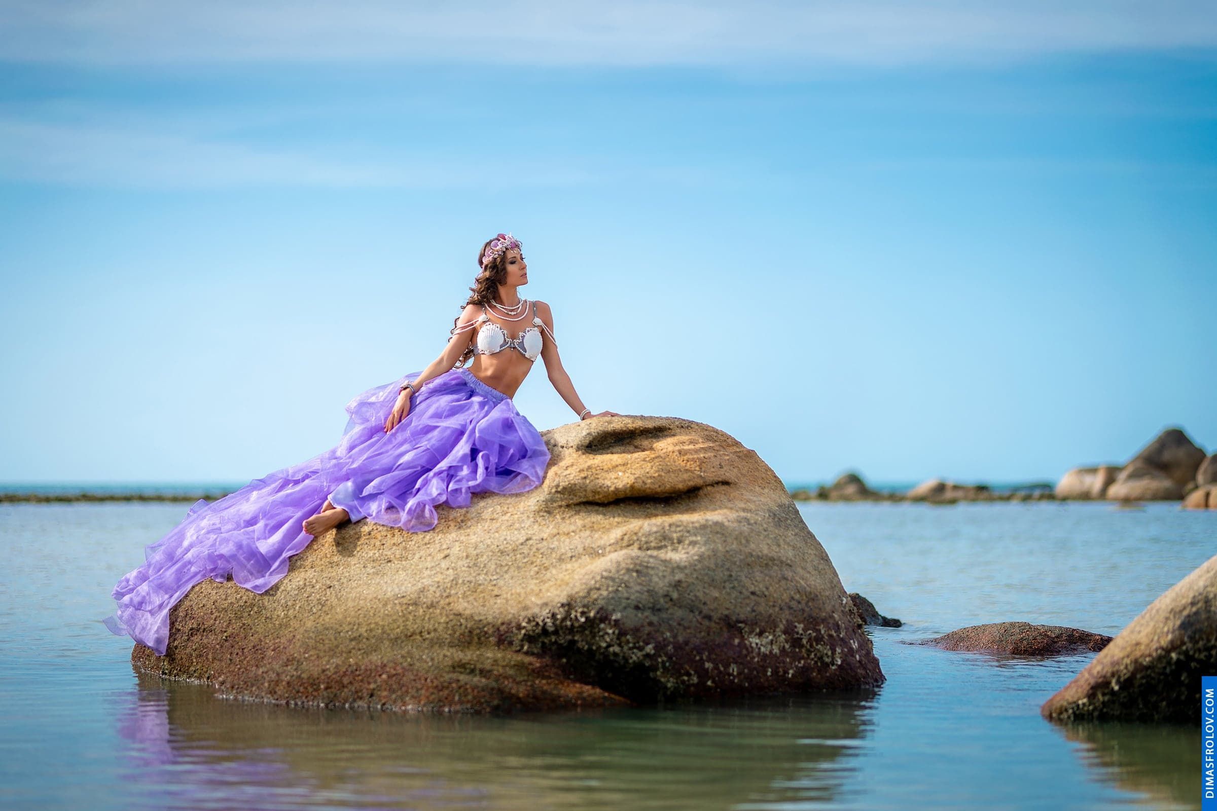 Unique shell accessories for a themed photo shoot on Koh Samui. photographer Dimas Frolov. photo1575