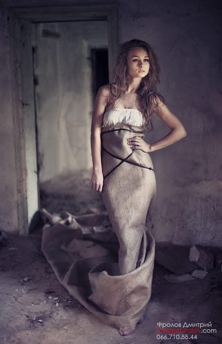 Photoshoot in an abandoned house. photographer Dimas Frolov. photo766