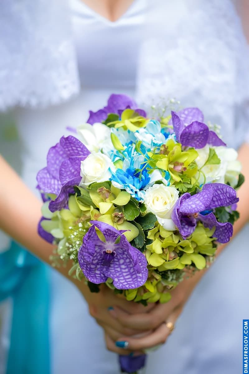 Bridal Bouquet for Tropical Wedding on Koh Samui. photographer Dimas Frolov. photo1210