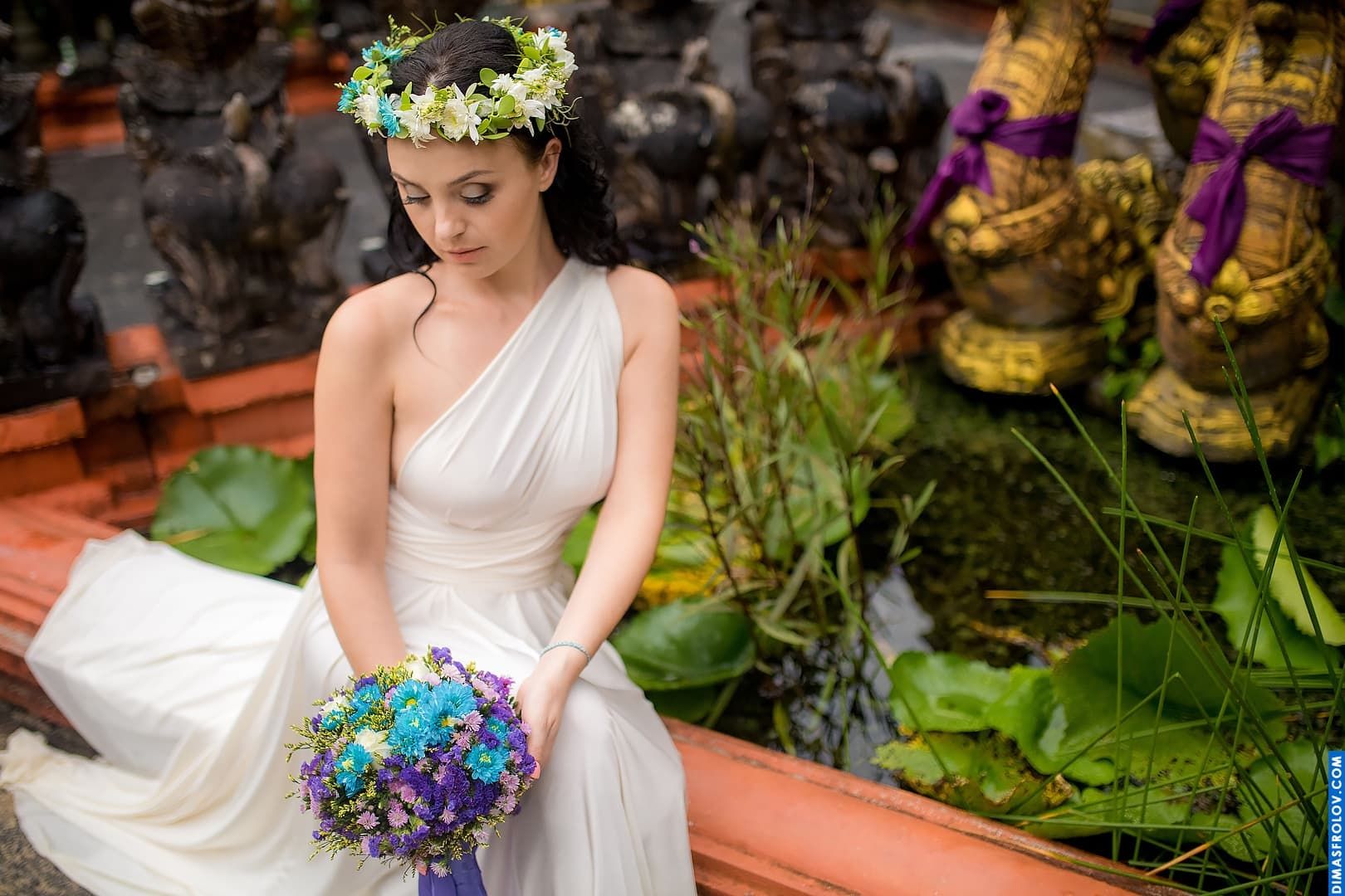 Bridal Bouquet for Tropical Wedding on Koh Samui. photographer Dimas Frolov. photo1211