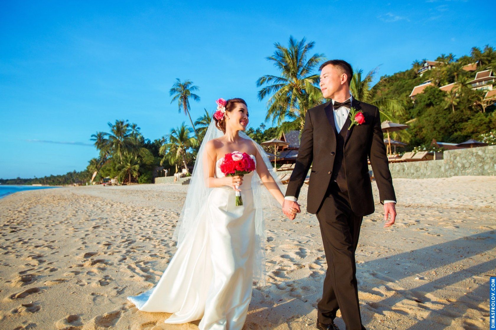 พิธีแต่งงาน ณ โรงแรมอินเตอร์คอนติเนนตัล เกาะสมุย - Eddy & Angela. บาทต่อภาพ 5058 (2023-05-04 03:44:57)