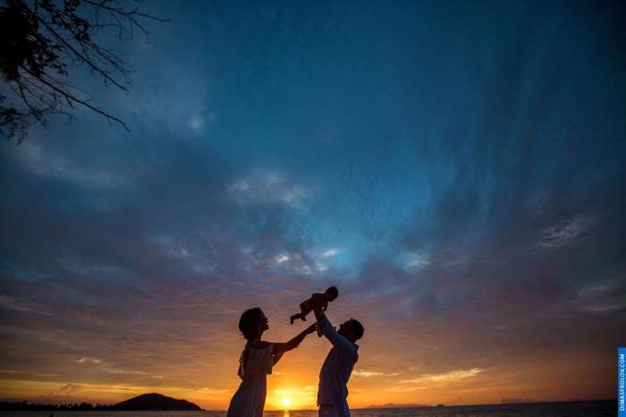 100 days Theo and Us. Full family photo shoots