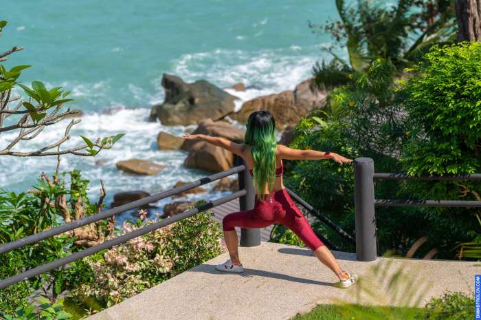 Daisy. Full yoga photo shoots