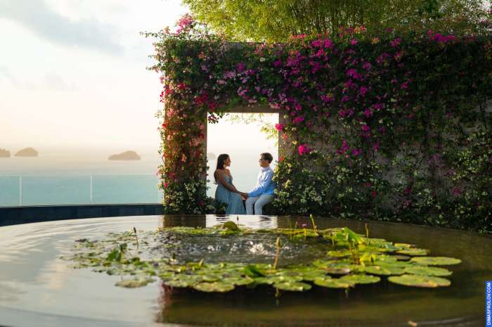 Neel & Ana. How is the surprise proposal photo shoot going...